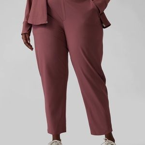 Athleta Brooklyn Ankle Pant
Size 18 | color Hearth Rose NWT